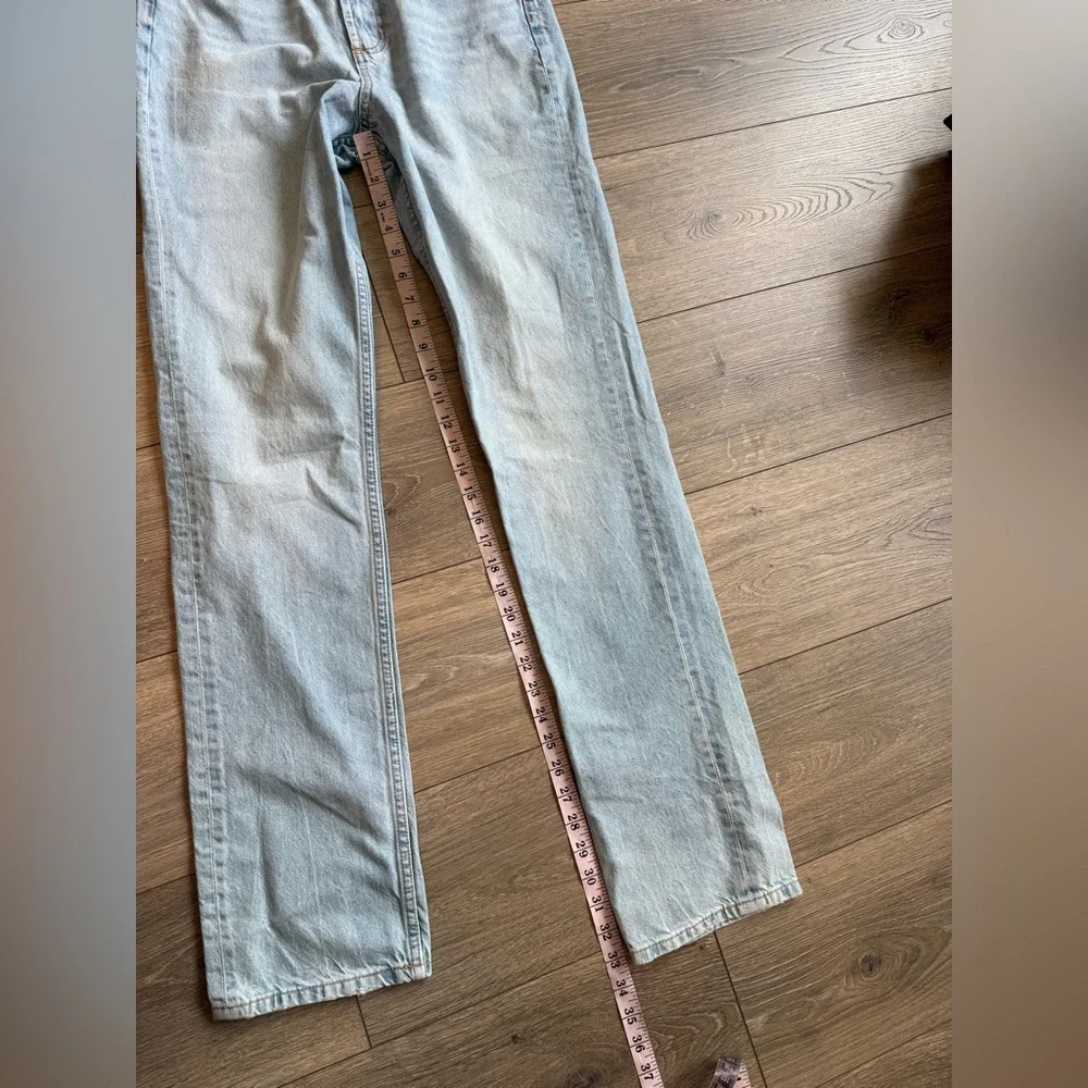 ASOS Tall Straight Light Blue Jeans 26 - Picture 7 of 8